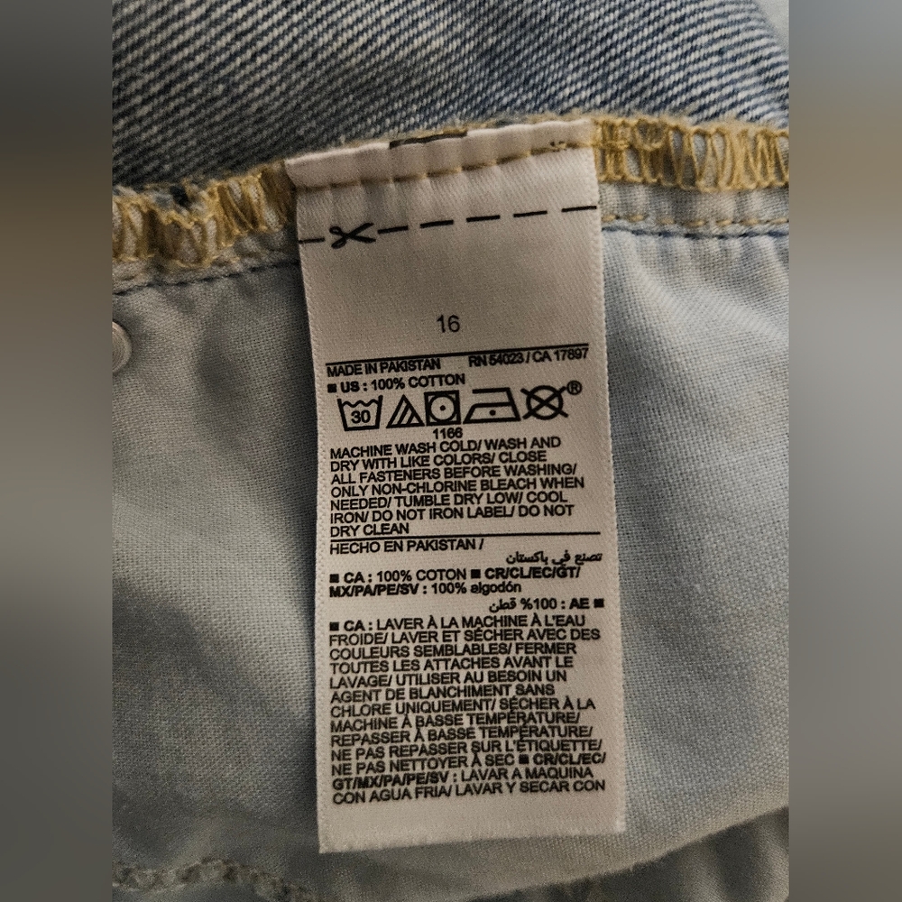 Old Navy Blue Flare Wide Leg Jeans - Picture 9 of 11